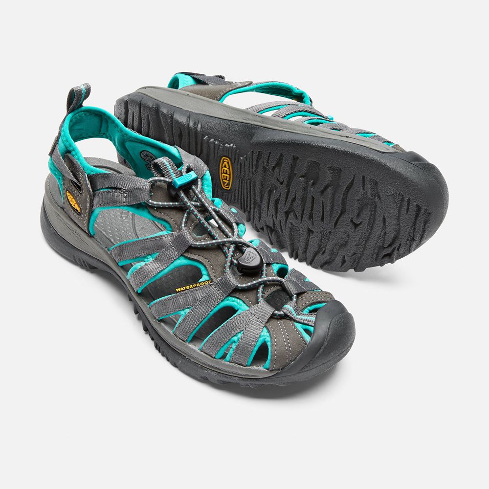 Keen Outdoor Sandalet Kadın Koyu Gri - Whisper - Türkiye AIGH03472